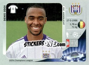 Sticker Denis Odoi - UEFA Champions League 2012-2013 - Panini