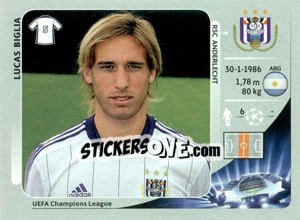 Sticker Lucas Biglia - UEFA Champions League 2012-2013 n. 200 - Panini