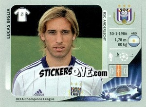 Figurina Lucas Biglia - UEFA Champions League 2012-2013 - Panini