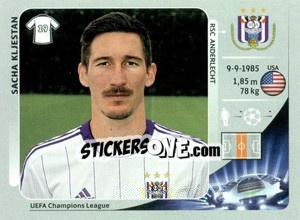 Sticker Sacha Kljestan - UEFA Champions League 2012-2013 n. 203 - Panini