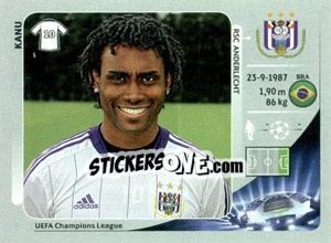 Sticker Kanu - UEFA Champions League 2012-2013 n. 204 - Panini