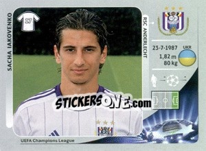 Cromo Sacha Iakovenko - UEFA Champions League 2012-2013 - Panini