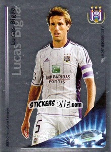 Sticker Lucas Biglia - Key Player - UEFA Champions League 2012-2013 n. 209 - Panini