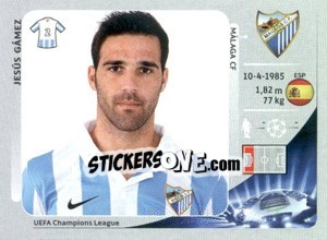 Sticker Jesús Gámez - UEFA Champions League 2012-2013 - Panini
