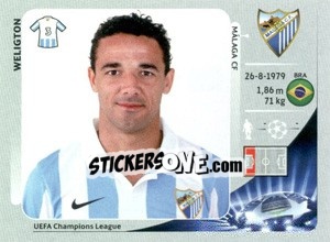 Sticker Weligton - UEFA Champions League 2012-2013 n. 214 - Panini