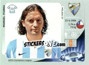 Sticker Manuel Iturra - UEFA Champions League 2012-2013 n. 219 - Panini