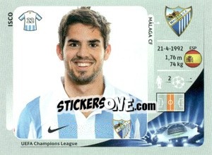 Sticker Isco - UEFA Champions League 2012-2013 n. 222 - Panini