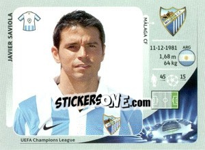 Cromo Javier Saviola - UEFA Champions League 2012-2013 - Panini