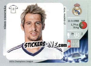 Figurina Fábio Coentrão - UEFA Champions League 2012-2013 - Panini