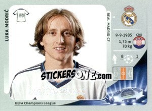 Sticker Luka Modric - UEFA Champions League 2012-2013 n. 239 - Panini
