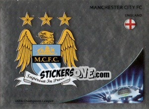 Figurina Manchester City FC Badge - UEFA Champions League 2012-2013 - Panini