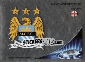 Sticker Manchester City FC Badge - UEFA Champions League 2012-2013 n. 246 - Panini