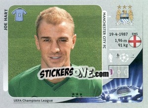 Sticker Joe Hart - UEFA Champions League 2012-2013 n. 247 - Panini