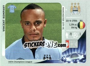 Sticker Vincent Kompany - UEFA Champions League 2012-2013 n. 248 - Panini