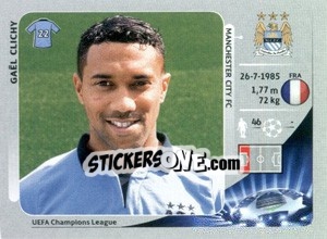 Sticker Gaël Clichy - UEFA Champions League 2012-2013 - Panini