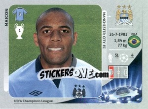 Sticker Maicon - UEFA Champions League 2012-2013 - Panini