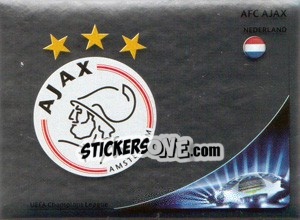 Sticker AFC Ajax Badge - UEFA Champions League 2012-2013 - Panini