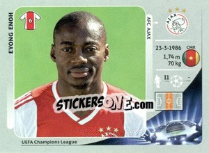 Sticker Eyong Enoh - UEFA Champions League 2012-2013 n. 271 - Panini