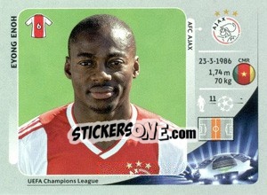 Cromo Eyong Enoh - UEFA Champions League 2012-2013 - Panini