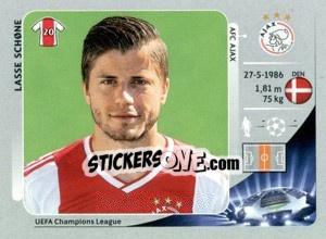 Cromo Lasse Schöne - UEFA Champions League 2012-2013 - Panini