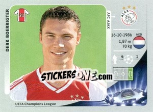 Cromo Derk Boerrigter - UEFA Champions League 2012-2013 n. 279 - Panini