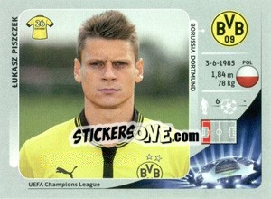 Sticker Lukasz Piszczek - UEFA Champions League 2012-2013 - Panini