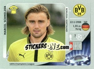 Sticker Marcel Schmelzer - UEFA Champions League 2012-2013 - Panini