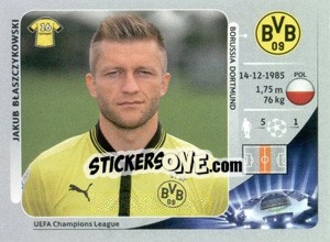 Sticker Jakub Błaszczykowski - UEFA Champions League 2012-2013 n. 292 - Panini