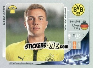 Sticker Mario Götze - UEFA Champions League 2012-2013 - Panini