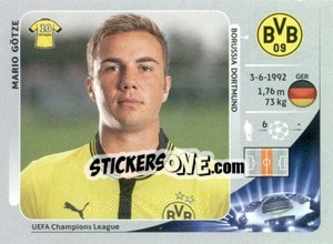 Sticker Mario Götze - UEFA Champions League 2012-2013 n. 294 - Panini