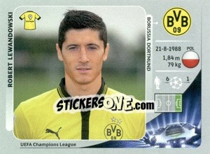 Sticker Robert Lewandowski - UEFA Champions League 2012-2013 n. 298 - Panini