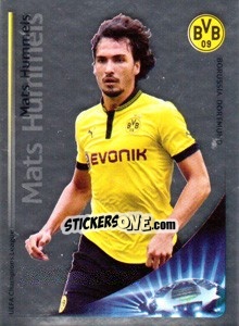 Cromo Mats Hummels - Key Player - UEFA Champions League 2012-2013 - Panini