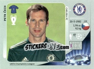 Sticker Petr Cech - UEFA Champions League 2012-2013 n. 301 - Panini
