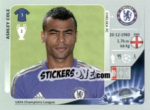 Sticker Ashley Cole - UEFA Champions League 2012-2013 n. 303 - Panini