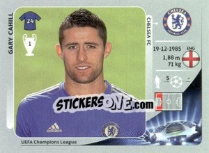 Sticker Gary Cahill - UEFA Champions League 2012-2013 n. 305 - Panini