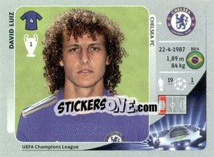 Sticker David Luiz - UEFA Champions League 2012-2013 n. 306 - Panini