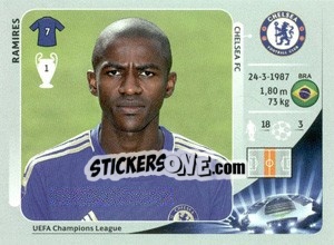 Sticker Ramires - UEFA Champions League 2012-2013 n. 310 - Panini