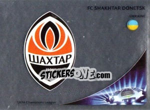 Cromo FC Shakhtar Donetsk Badge - UEFA Champions League 2012-2013 - Panini