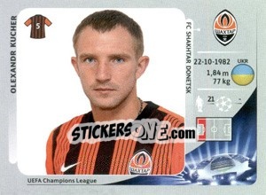 Sticker Olexandr Kucher - UEFA Champions League 2012-2013 n. 322 - Panini