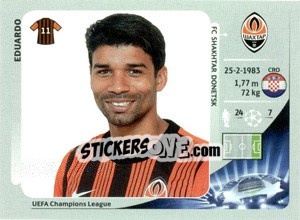 Sticker Eduardo da Silva - UEFA Champions League 2012-2013 n. 333 - Panini