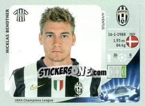 Cromo Nicklas Bendtner - UEFA Champions League 2012-2013 - Panini