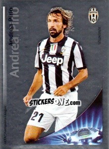 Sticker Andrea Pirlo - Key Player - UEFA Champions League 2012-2013 n. 353 - Panini