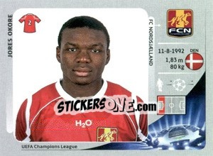 Sticker Jores Okore - UEFA Champions League 2012-2013 - Panini