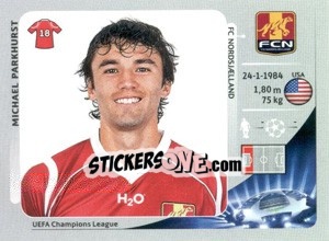 Cromo Michael Parkhurst - UEFA Champions League 2012-2013 - Panini