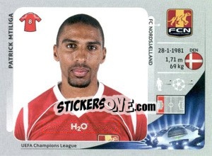 Sticker Patrick Mtiliga - UEFA Champions League 2012-2013 n. 360 - Panini