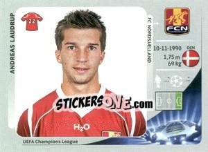 Sticker Andreas Laudrup - UEFA Champions League 2012-2013 n. 366 - Panini