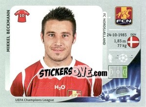 Sticker Mikkel Beckmann - UEFA Champions League 2012-2013 - Panini