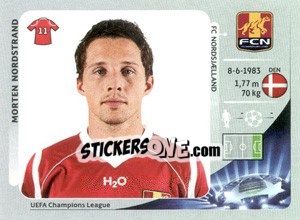Sticker Morten Nordstrand - UEFA Champions League 2012-2013 n. 369 - Panini