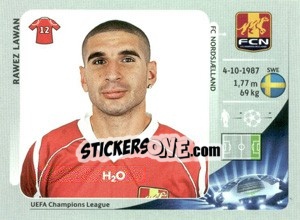 Sticker Rawez Lawan - UEFA Champions League 2012-2013 n. 370 - Panini
