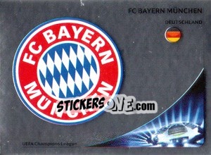 Cromo FC Bayern München Badge - UEFA Champions League 2012-2013 - Panini